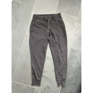 L.L.Bean Women's Jogger Pants Black Small Pockets Elastic Waist